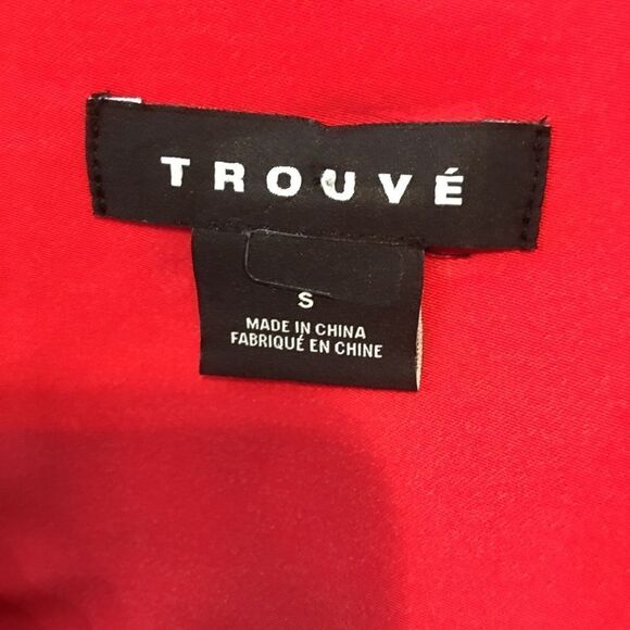 Trouve red surplice romper - Picture 5 of 7